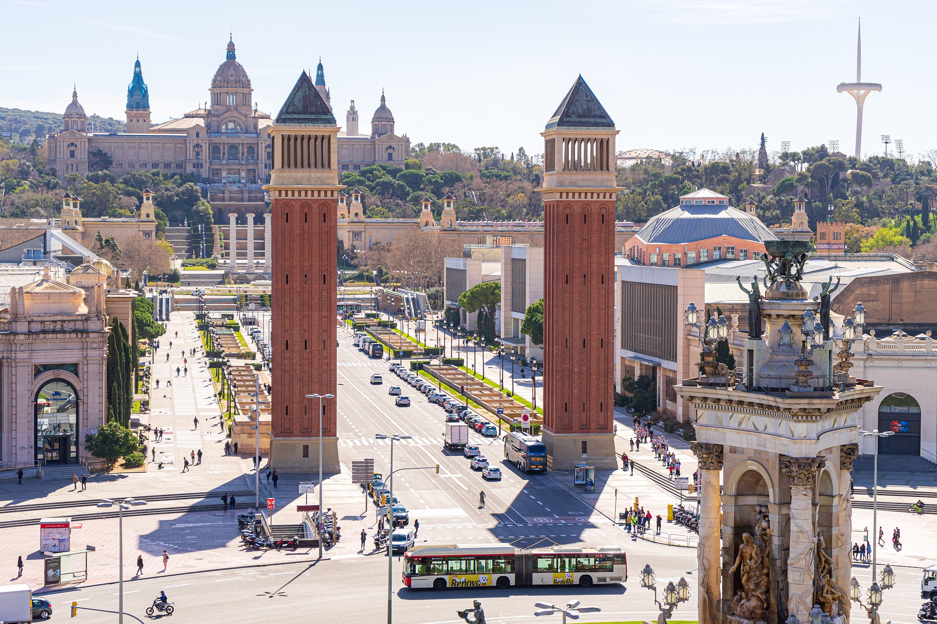 Plaza de Espana in Spanje